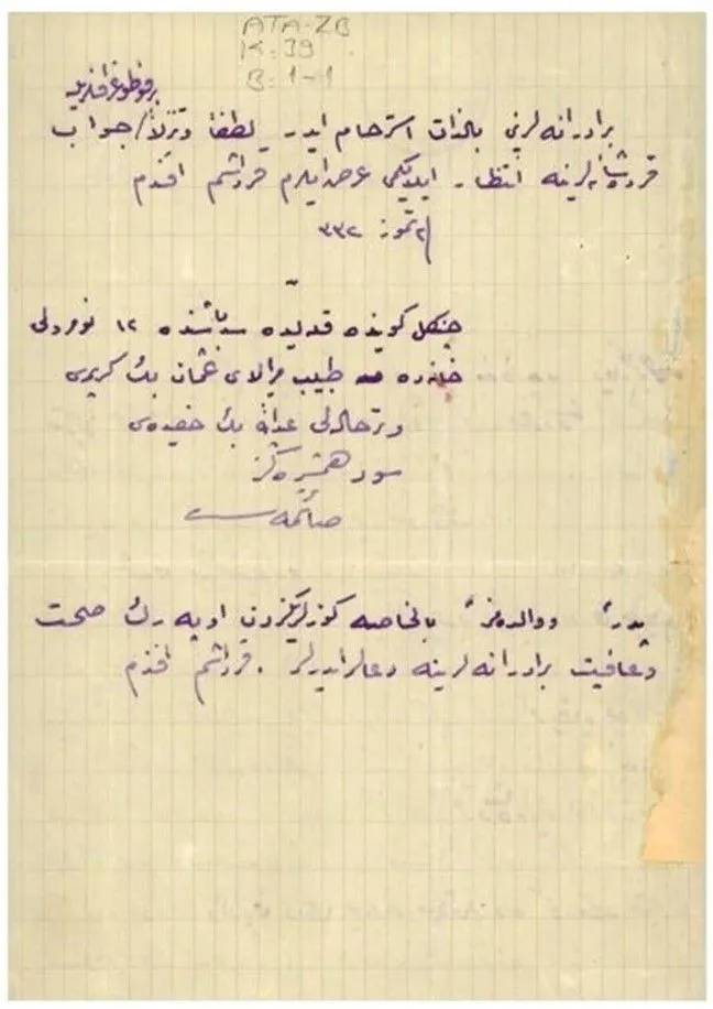 108 yıllık sır aydınlandı! Atatürk'ün bilinmeyen mektubu gün yüzüne çıktı 6