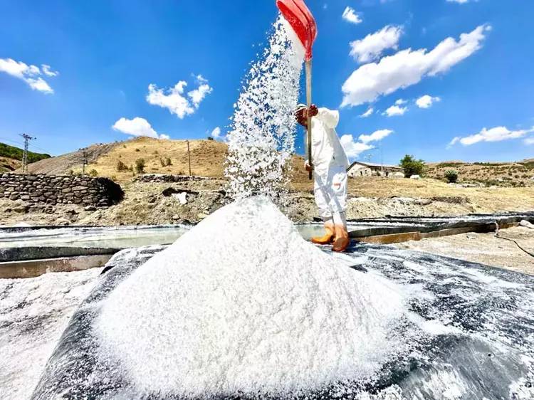 1000 yıldır 1700 metre rakımdan çıkarılıyor. Bol mineralli olduğu için Avrupa'da çok talep görüyor 2