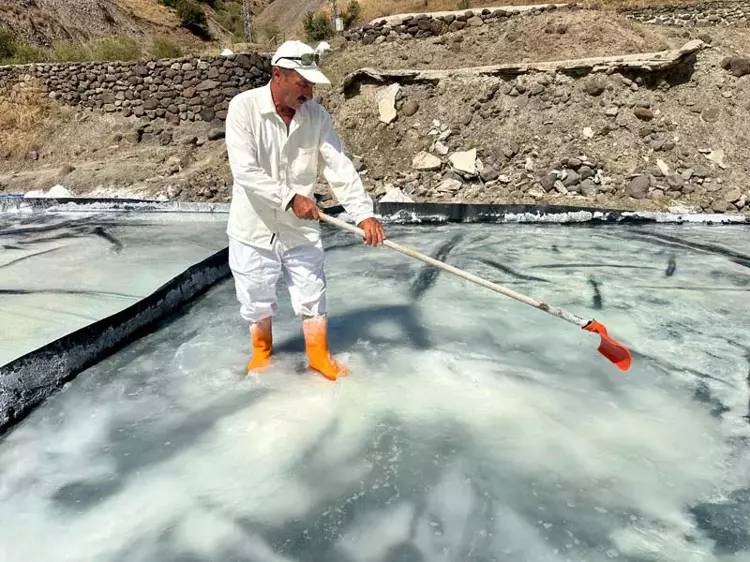 1000 yıldır 1700 metre rakımdan çıkarılıyor. Bol mineralli olduğu için Avrupa'da çok talep görüyor 6