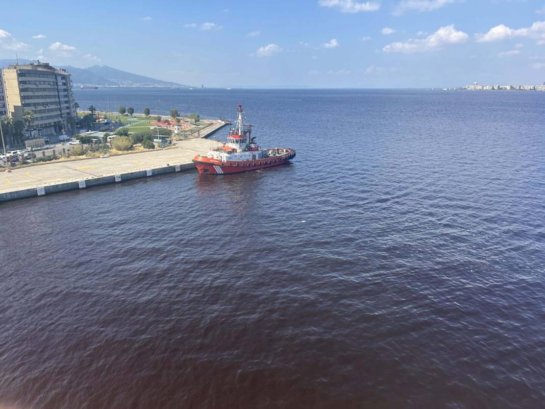 Kırmızıya boyanan İzmir Körfezi'nin ne zaman eski haline döneceği belli oldu 4