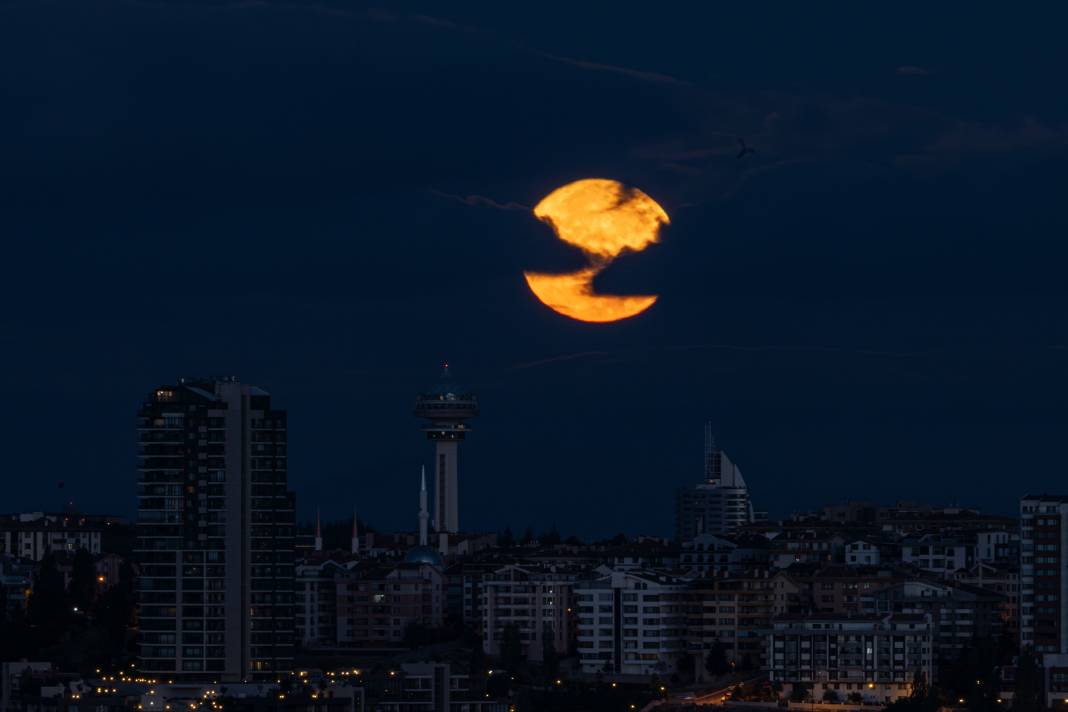 Türkiye'de eşsiz dolunay manzaraları 3