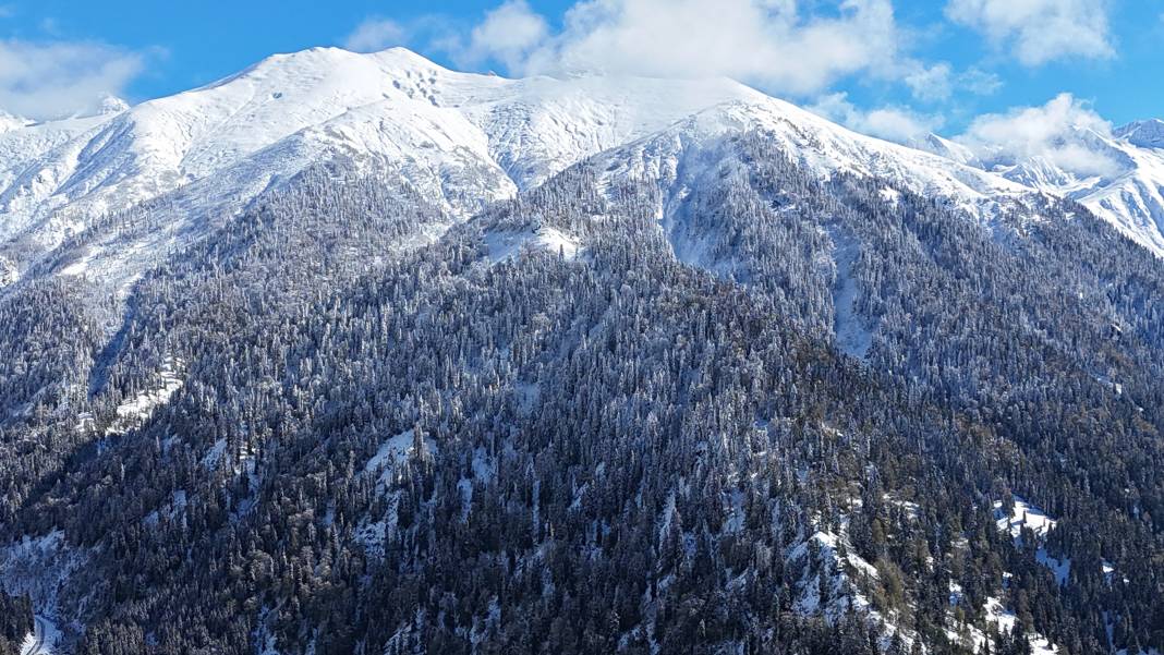 Rize kış gelmeden beyaza büründü 4