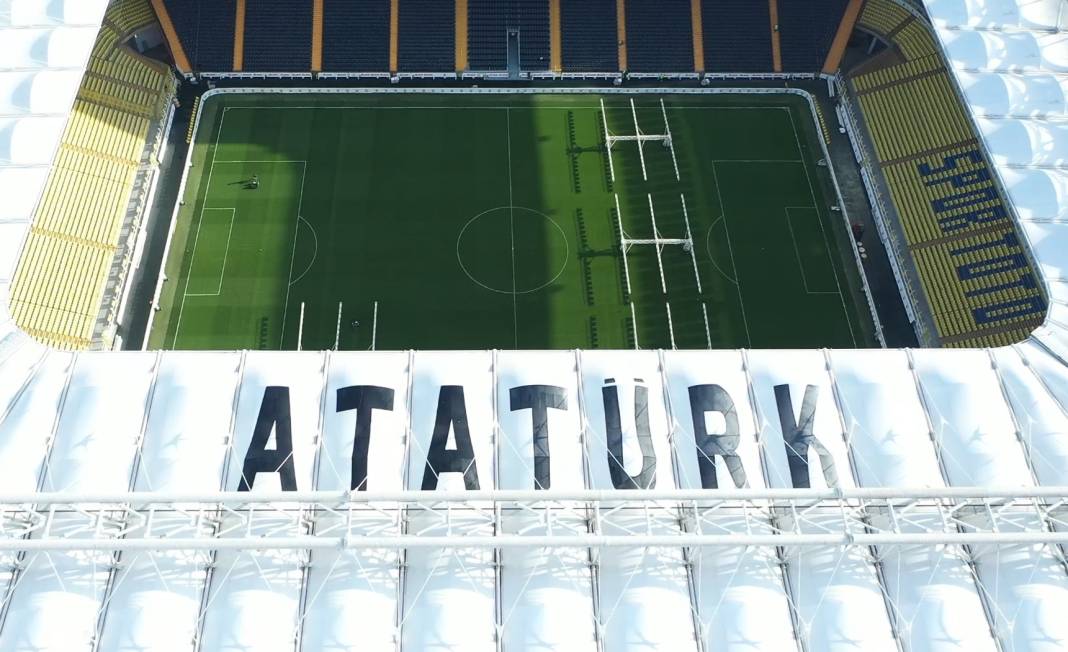 Fenerbahçe Atatürk adını resmen stada yazdırdı. Fotoğrafları kulüp paylaştı 7