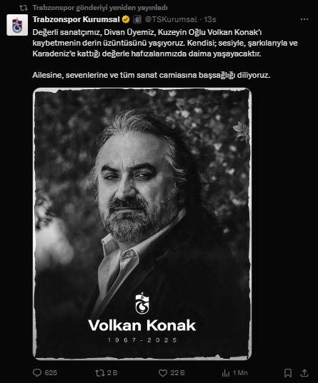 Spor kulüplerinden Volkan Konak'a taziye mesajları... 1