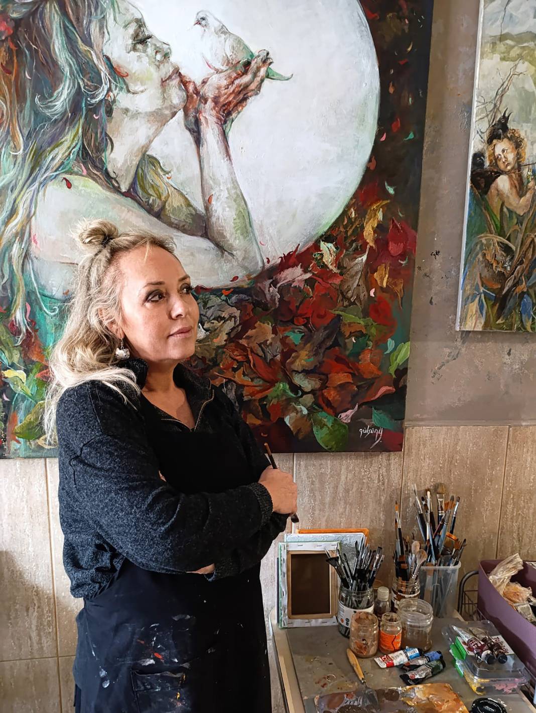 Gülsün Yılmaz'ın "Bekleyiş" sergisi sanatseverlerle buluşuyor 7