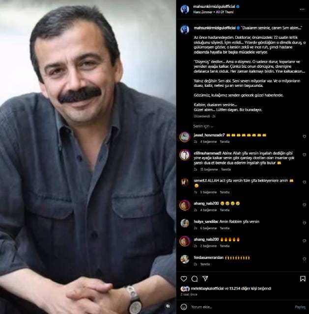 Sanat dünyasından Sırrı Süreyya Önder paylaşımları 6