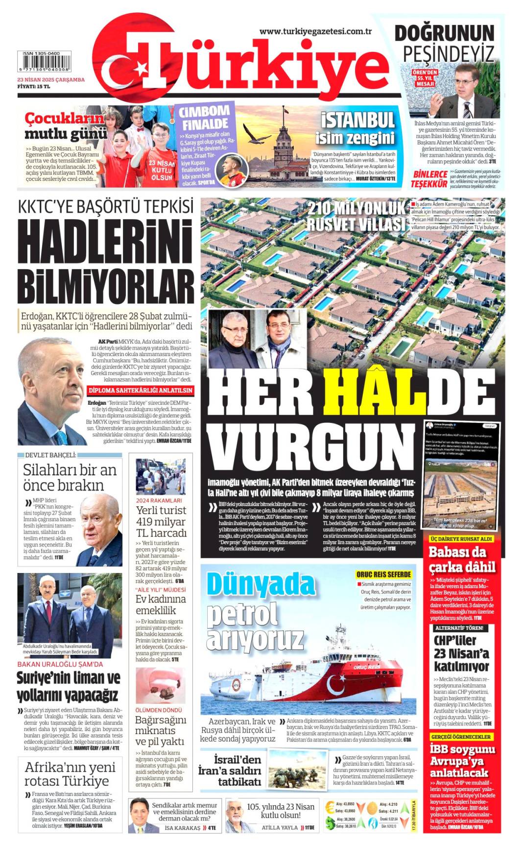 23 Nisan'ı hangi gazete nasıl gördü ya da görmedi? 2