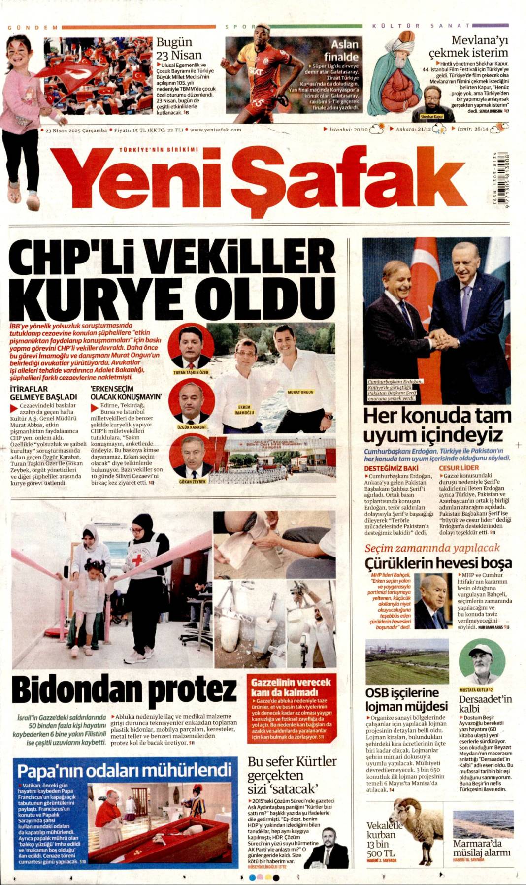 23 Nisan'ı hangi gazete nasıl gördü ya da görmedi? 1