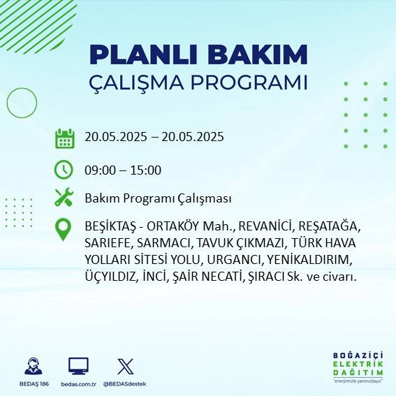 İstanbul’da 23 ilçede elektrik kesilecek: İşte mahalle mahalle kesinti listesi 29