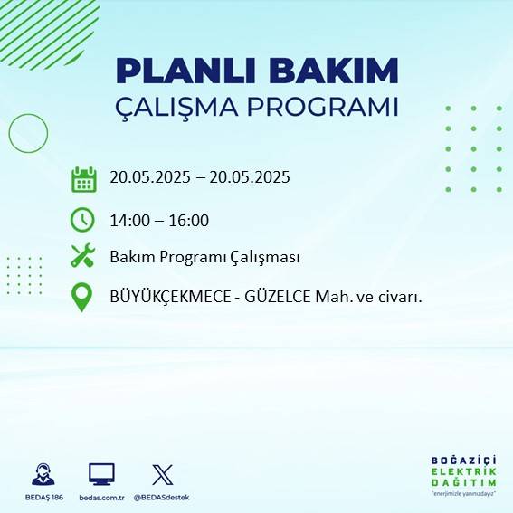 İstanbul’da 23 ilçede elektrik kesilecek: İşte mahalle mahalle kesinti listesi 37