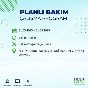 İstanbul'da o gün karanlığa gömülecek ilçeler belli oldu 3