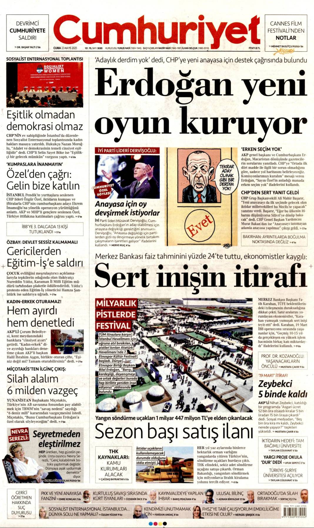 Gazeteler bugün hangi manşetle çıktı? İşte 23 Mayıs’ta medyanın gündemi 1