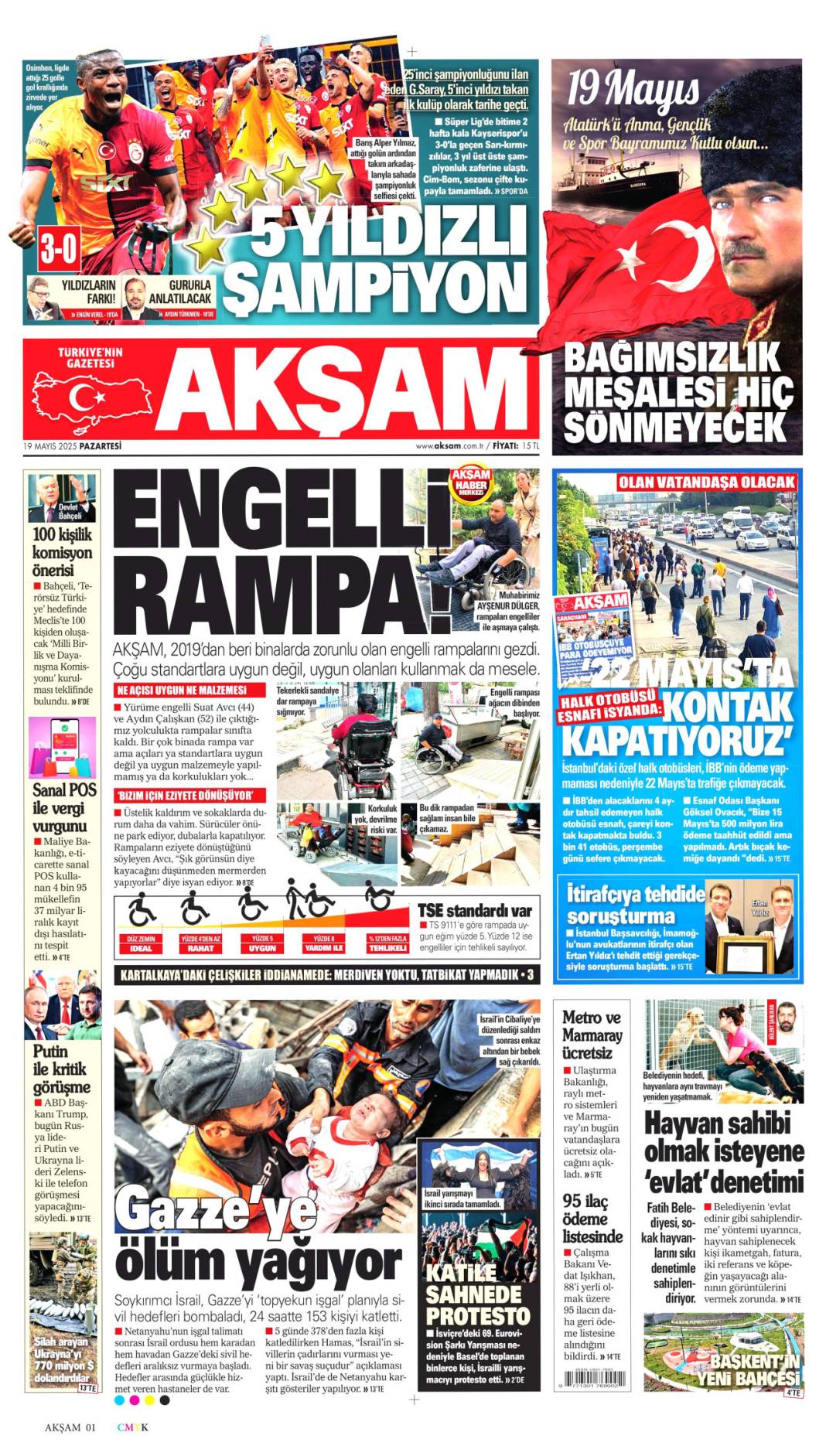 Gazeteler 19 Mayıs'ı nasıl gördü? 15