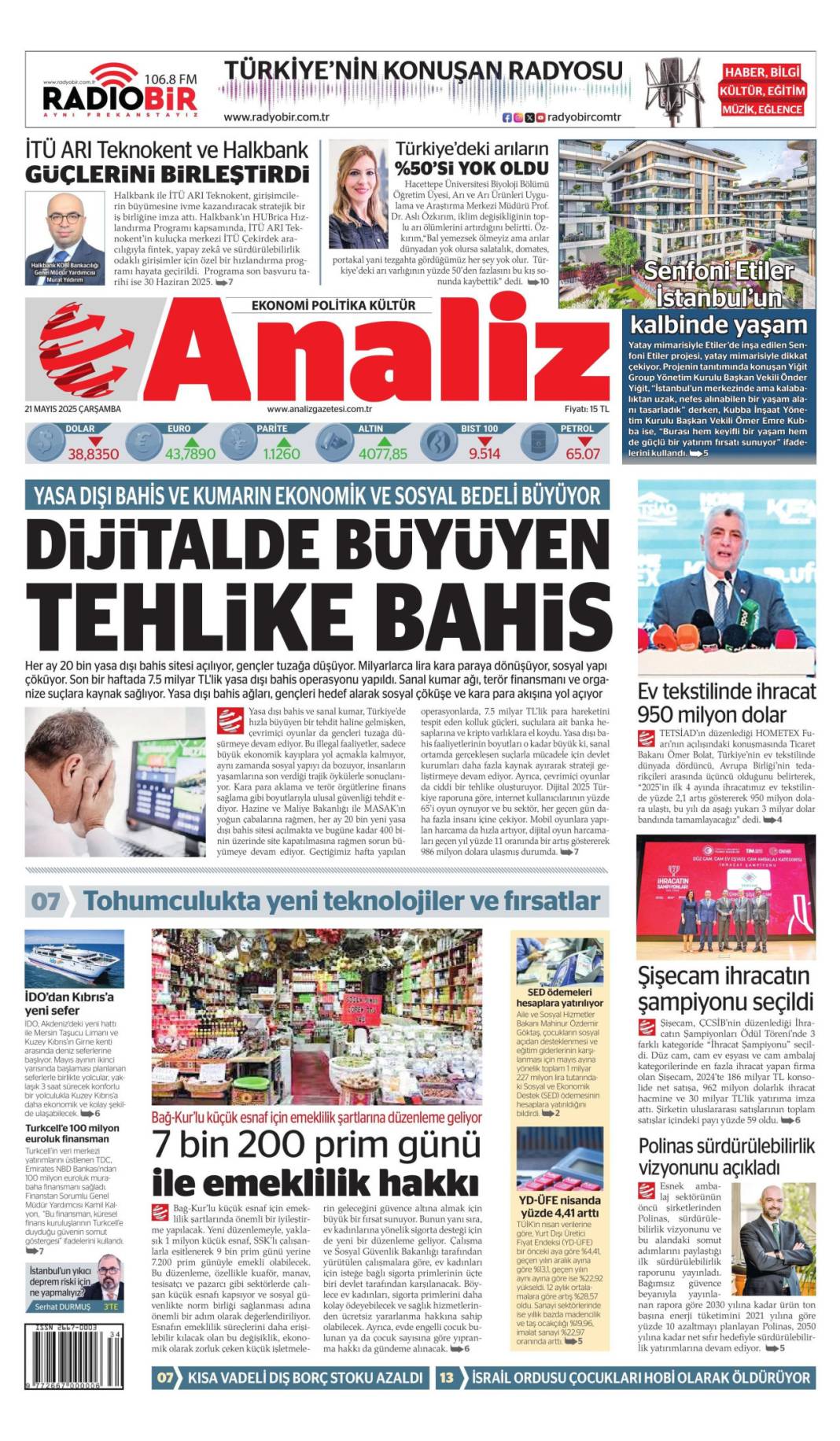 21 Mayıs'ın manşetleri: Gazeteler bugün ne yazdı? 16