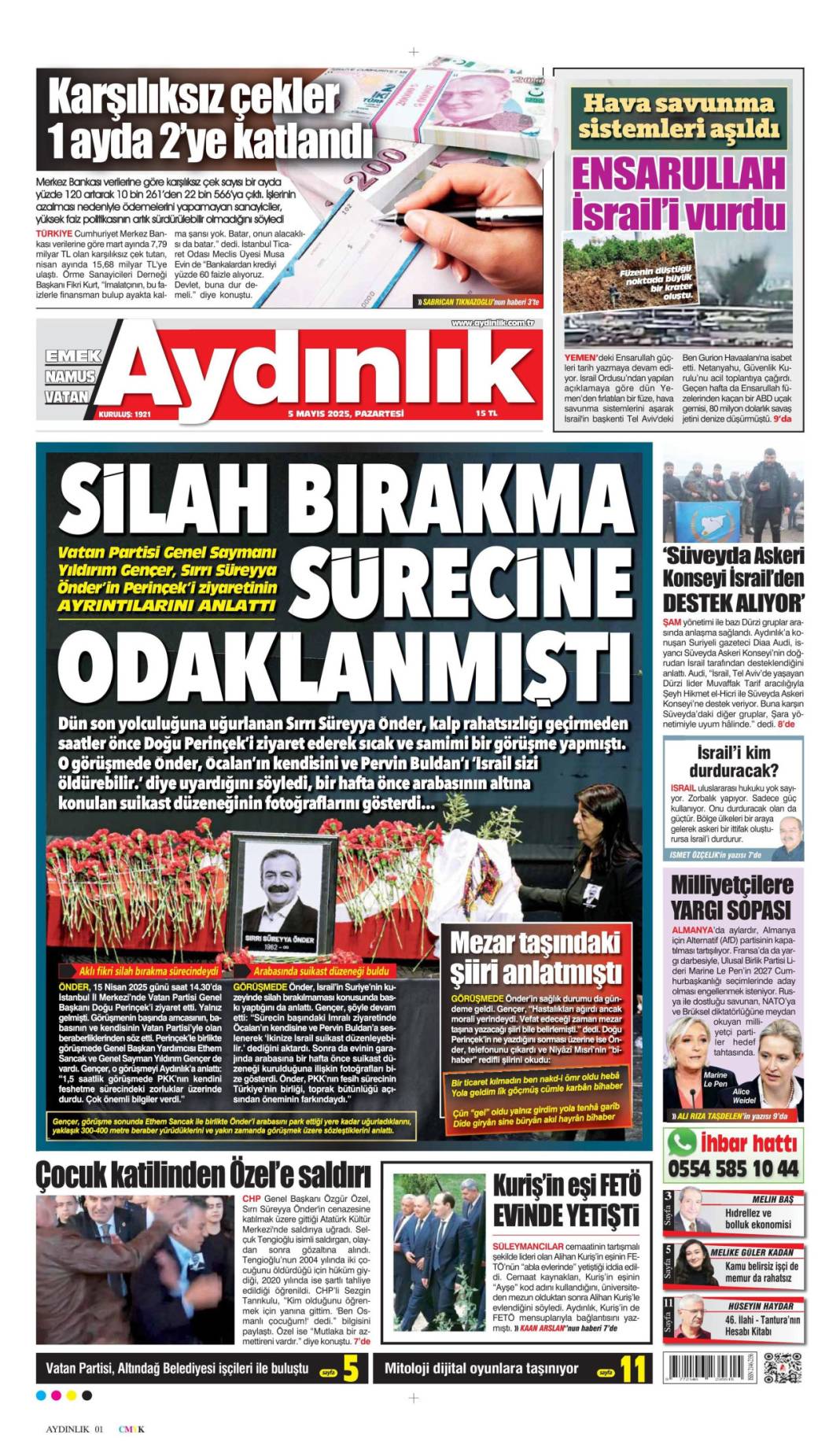 Özgür Özel'e yapılan saldırıyı gazeteler nasıl gördü? 17