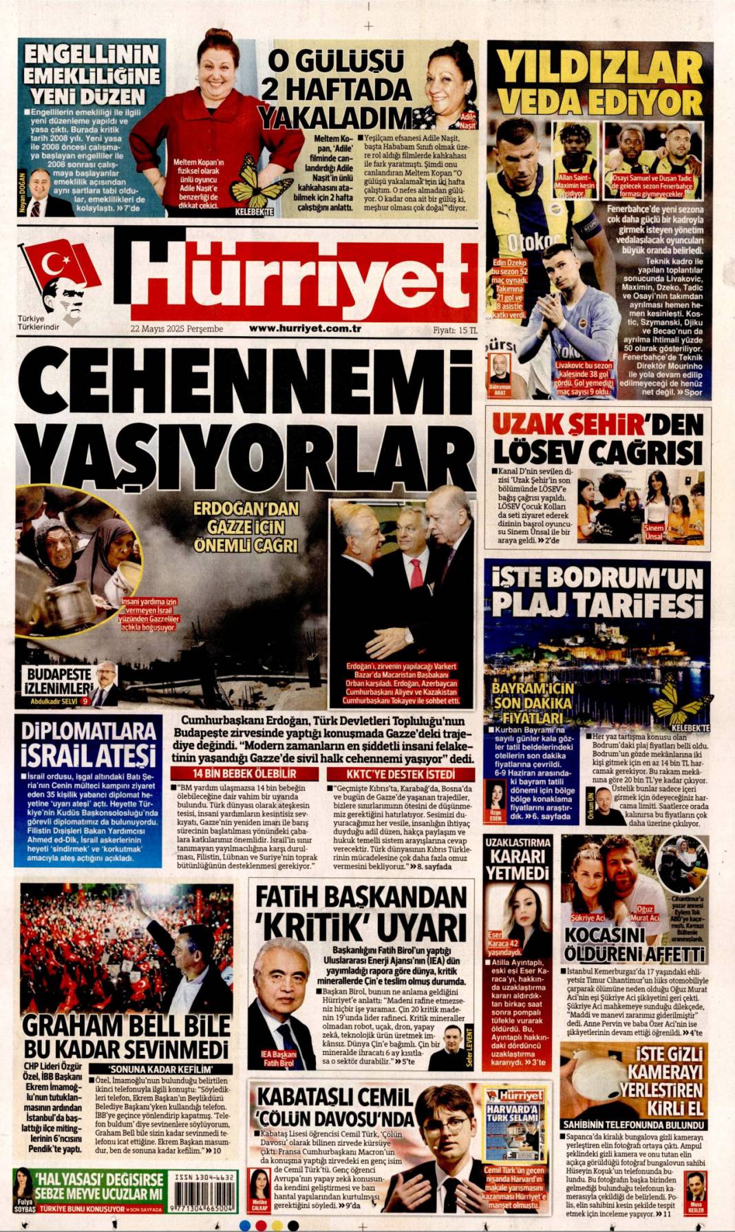 Gazeteler bugün ne yazdı? 22 Mayıs'ın manşet turu 2