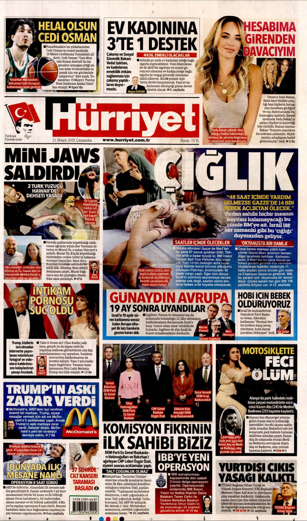 21 Mayıs'ın manşetleri: Gazeteler bugün ne yazdı? 4