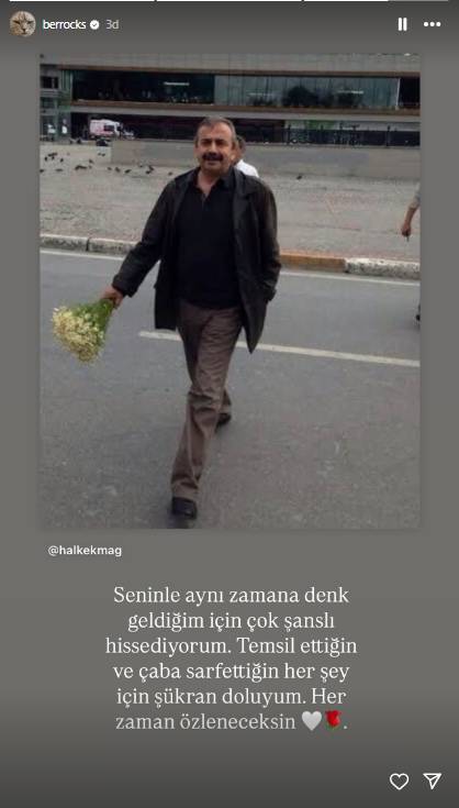 Sanat dünyasından Sırrı Süreyya Önder için başsağlığı mesajları 15