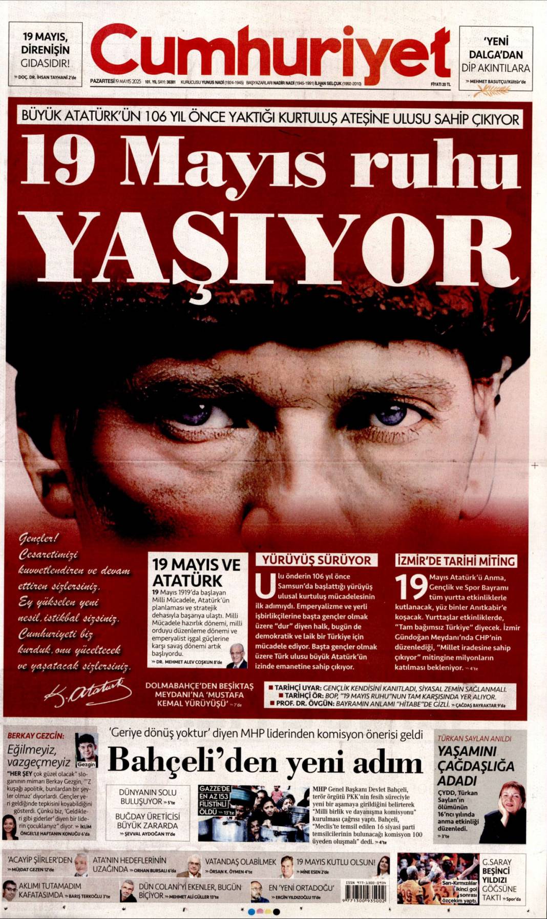Gazeteler 19 Mayıs'ı nasıl gördü? 17