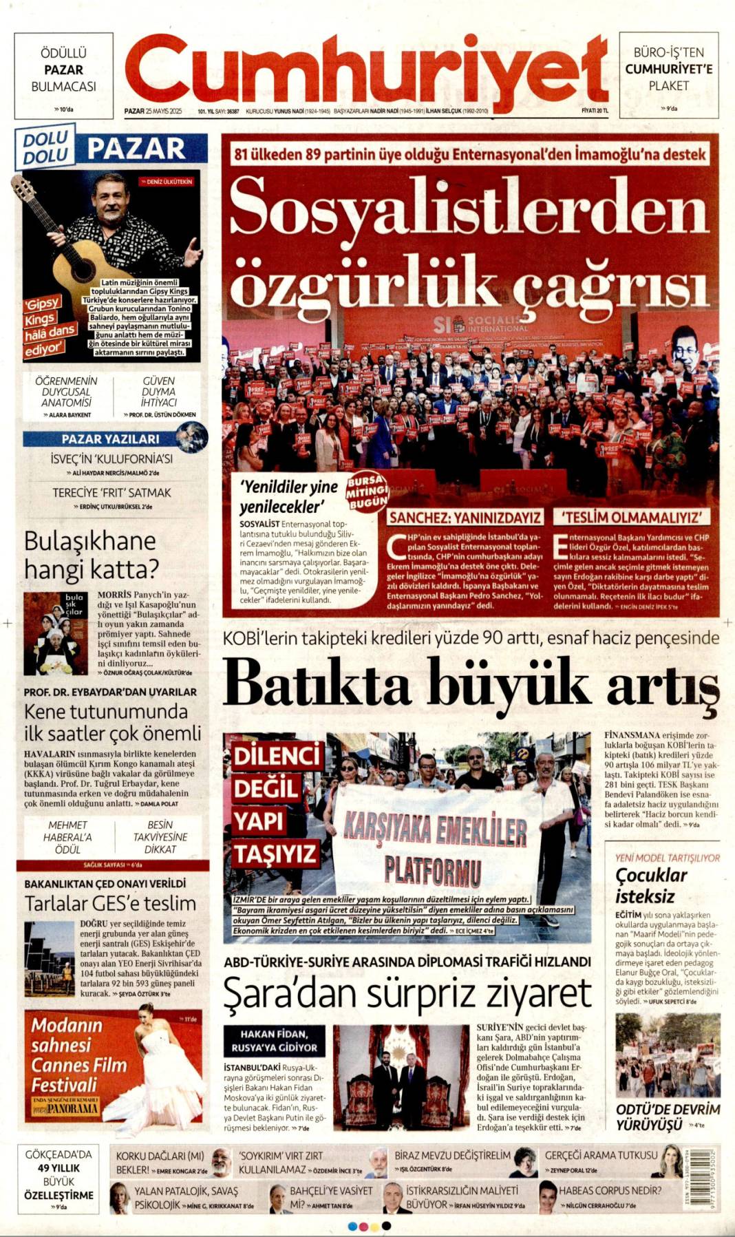 Gazeteler bugün hangi başlıklarla çıktı? 16