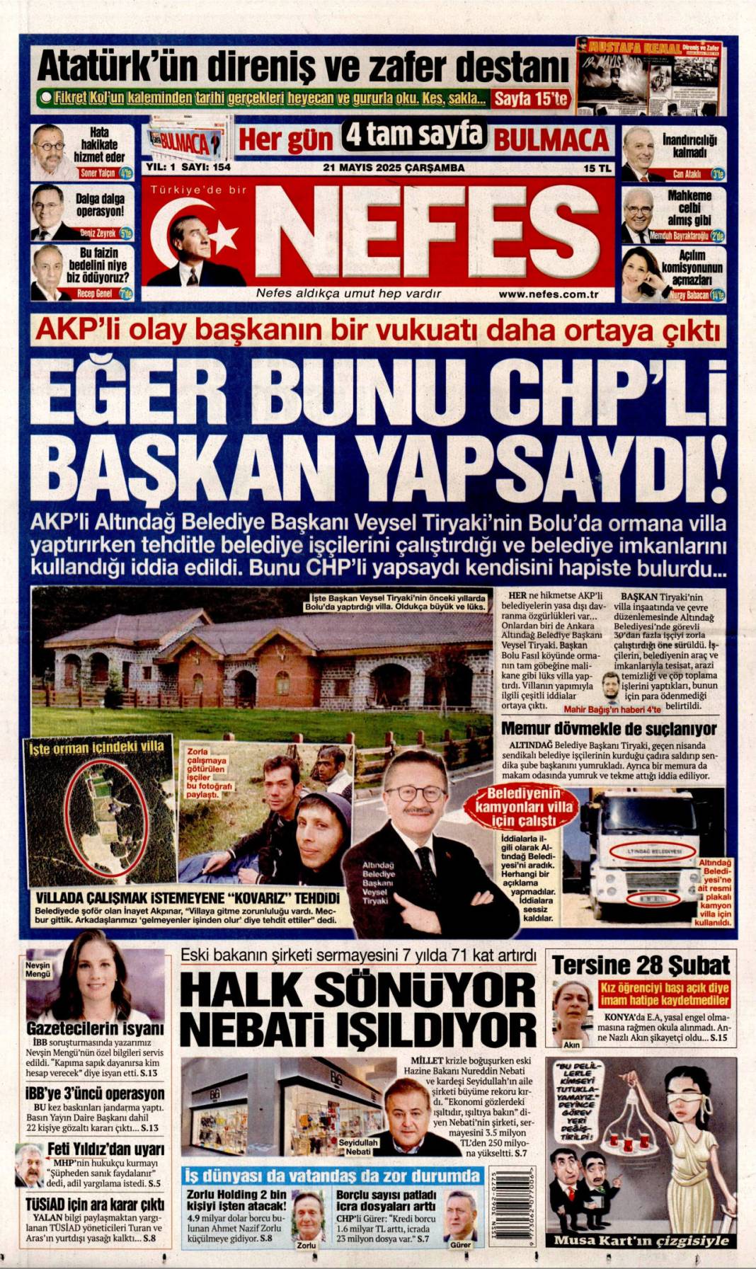 21 Mayıs'ın manşetleri: Gazeteler bugün ne yazdı? 3