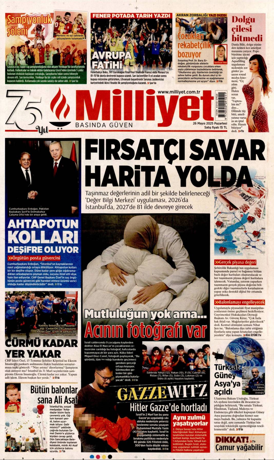 Hangi gazete ne manşetle çıktı? 26 Mayıs 2025 günün özeti 6