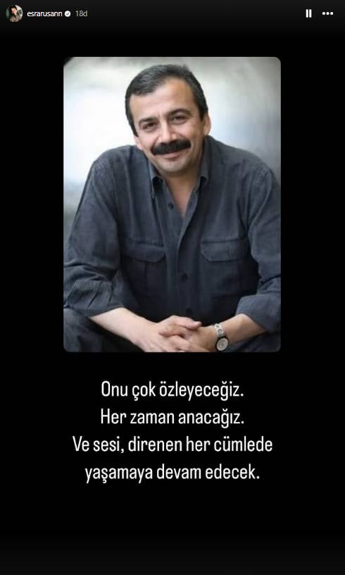 Sanat dünyasından Sırrı Süreyya Önder için başsağlığı mesajları 3