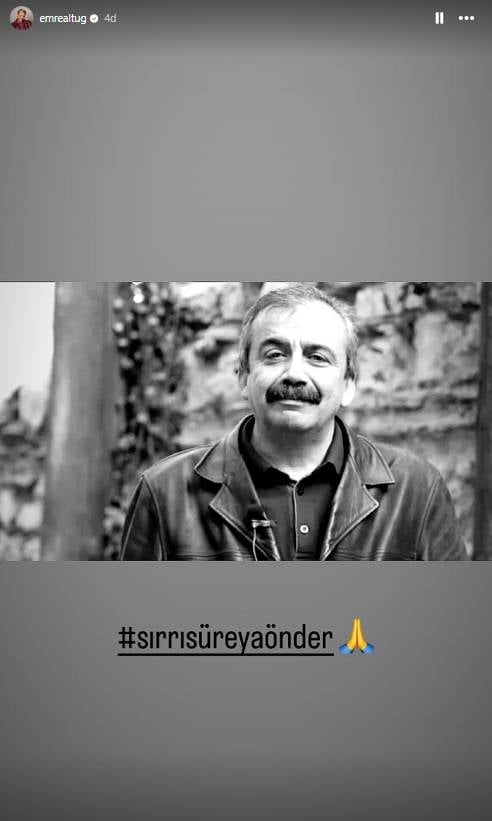 Sanat dünyasından Sırrı Süreyya Önder için başsağlığı mesajları 25