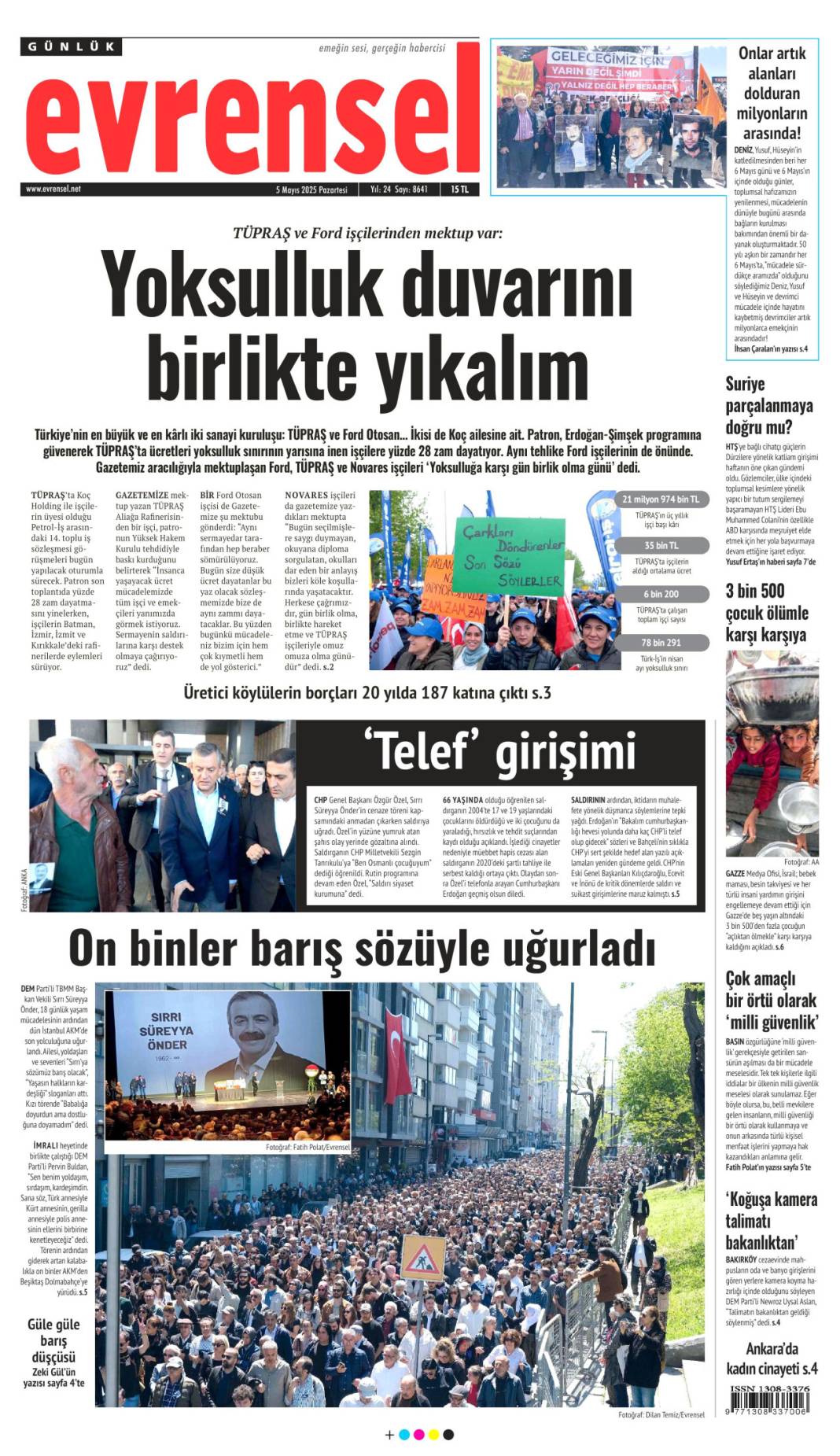 Özgür Özel'e yapılan saldırıyı gazeteler nasıl gördü? 18