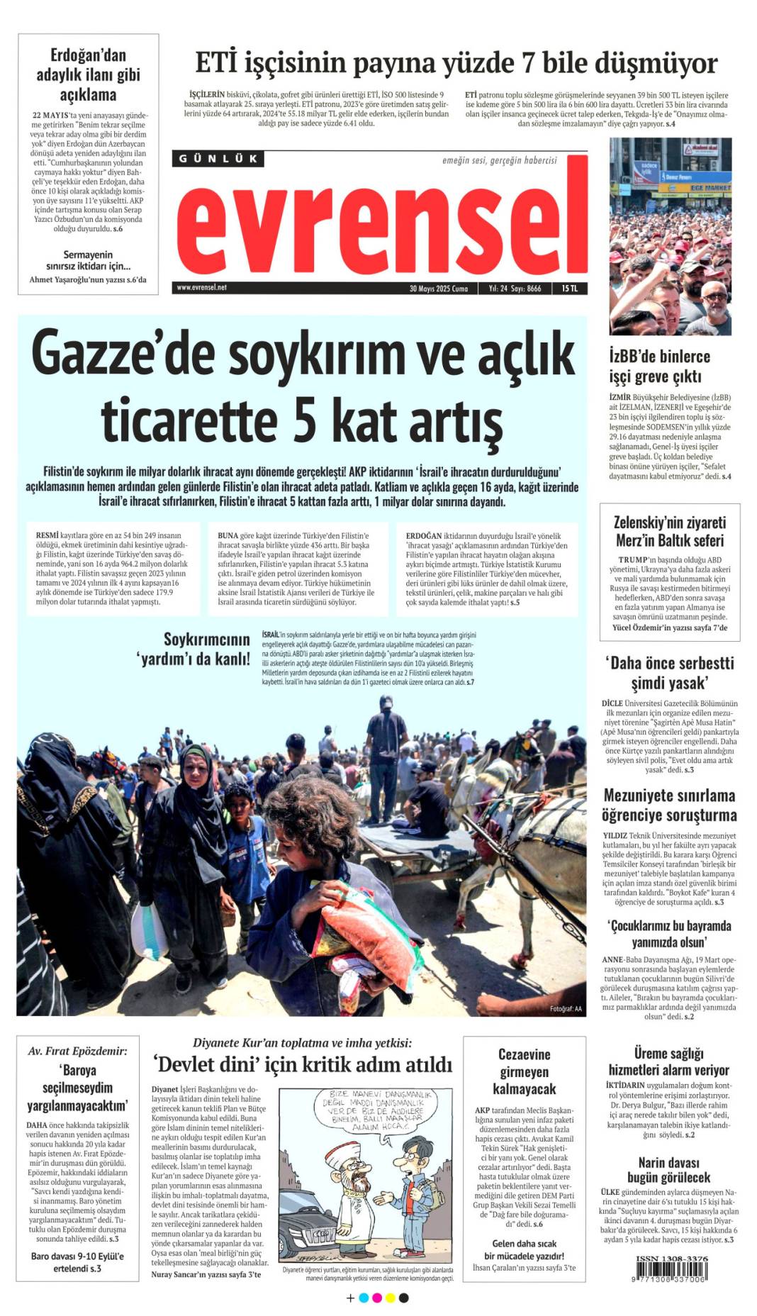 Bugün gazetelerde ne var? İşte 30 Mayıs’ın manşetleri... 10