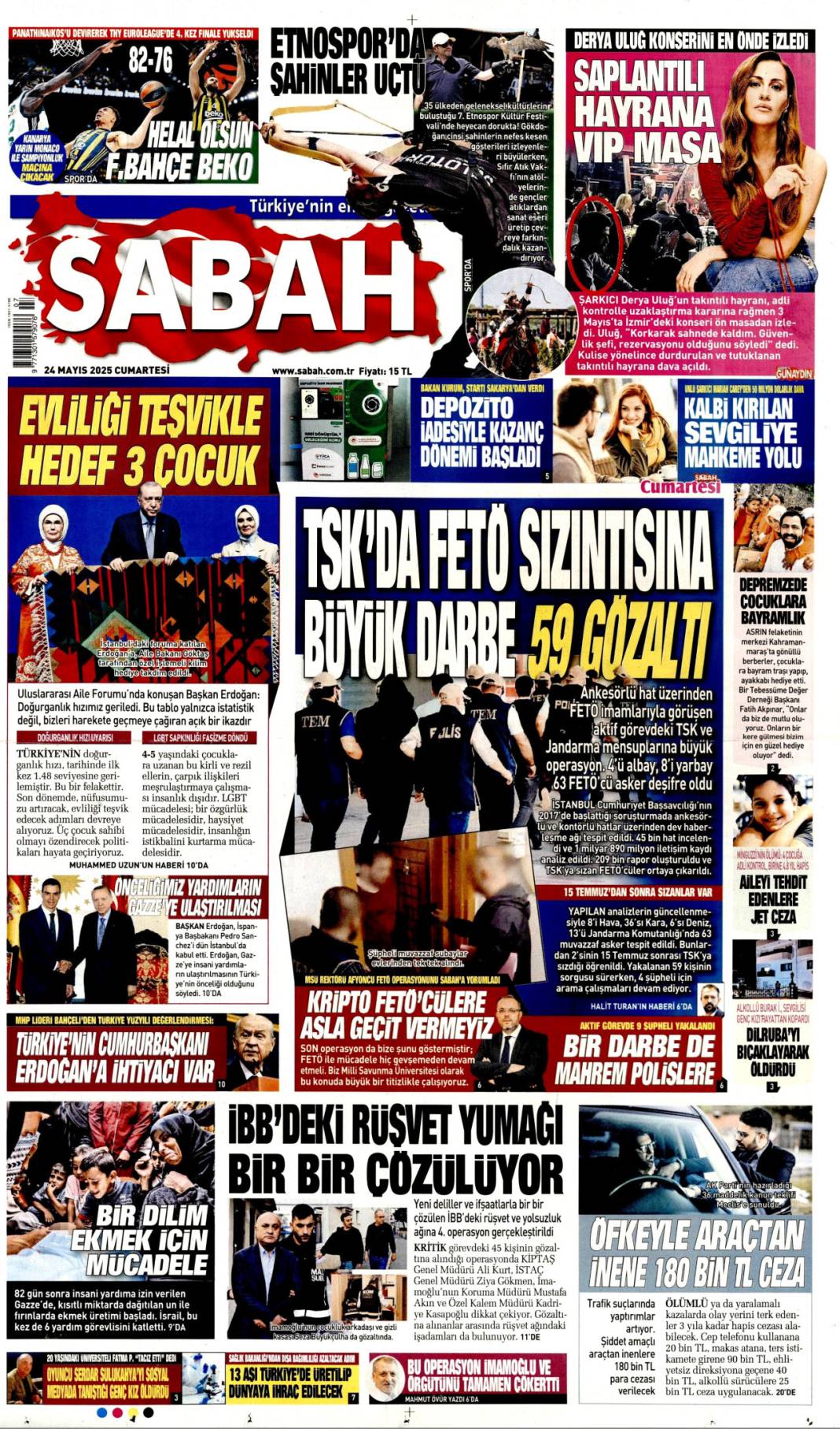 Manşetlerde bugün: 24 Mayıs'ta hangi gazete ne başlıkla çıktı? 3