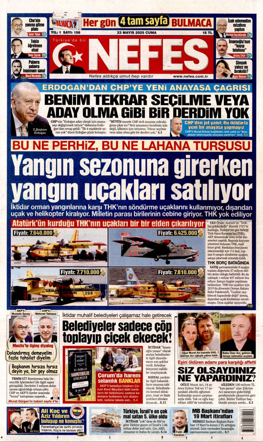 Gazeteler bugün hangi manşetle çıktı? İşte 23 Mayıs’ta medyanın gündemi 9