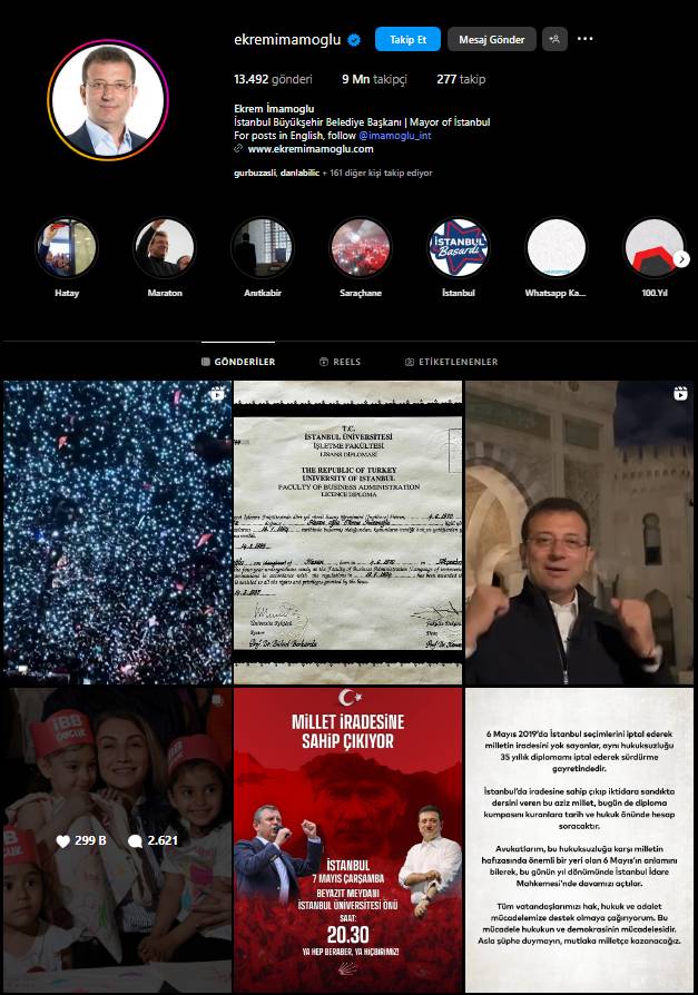 İmamoğlu'nun mesajlarına erişim rehberi 8