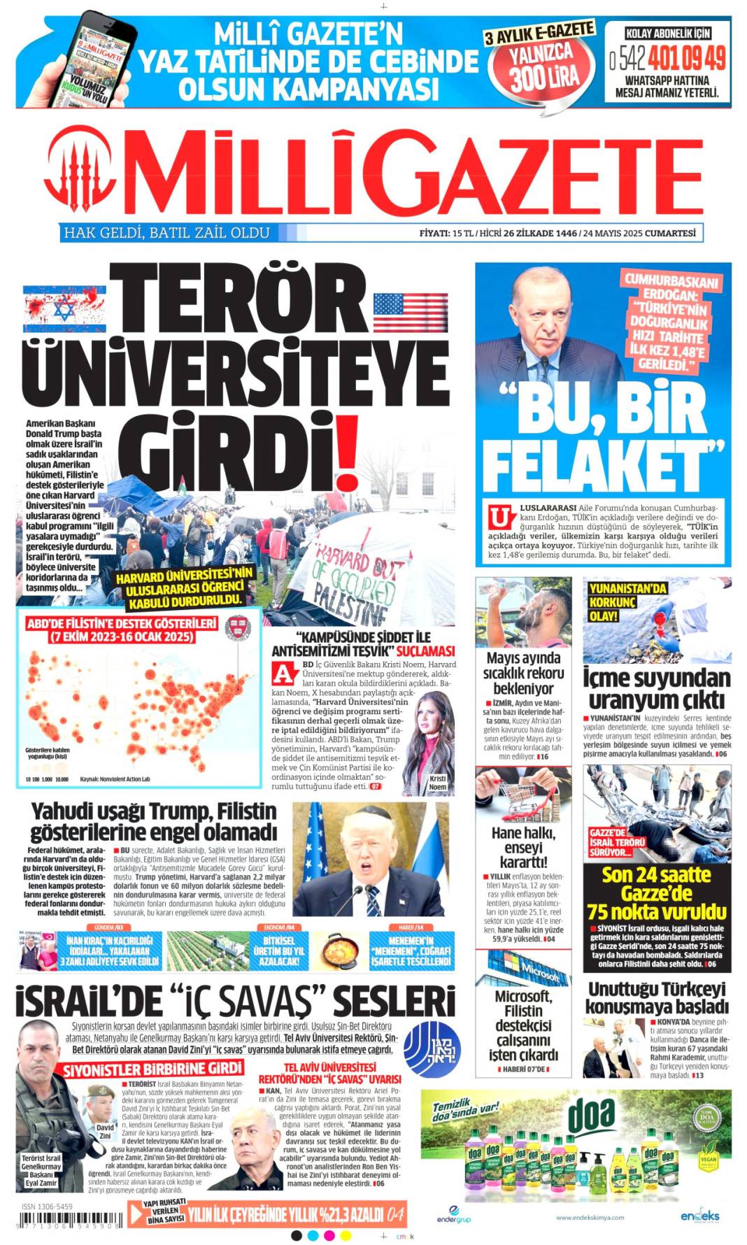 Manşetlerde bugün: 24 Mayıs'ta hangi gazete ne başlıkla çıktı? 13