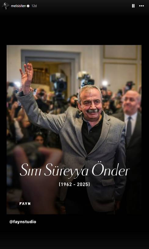 Sanat dünyasından Sırrı Süreyya Önder için başsağlığı mesajları 23