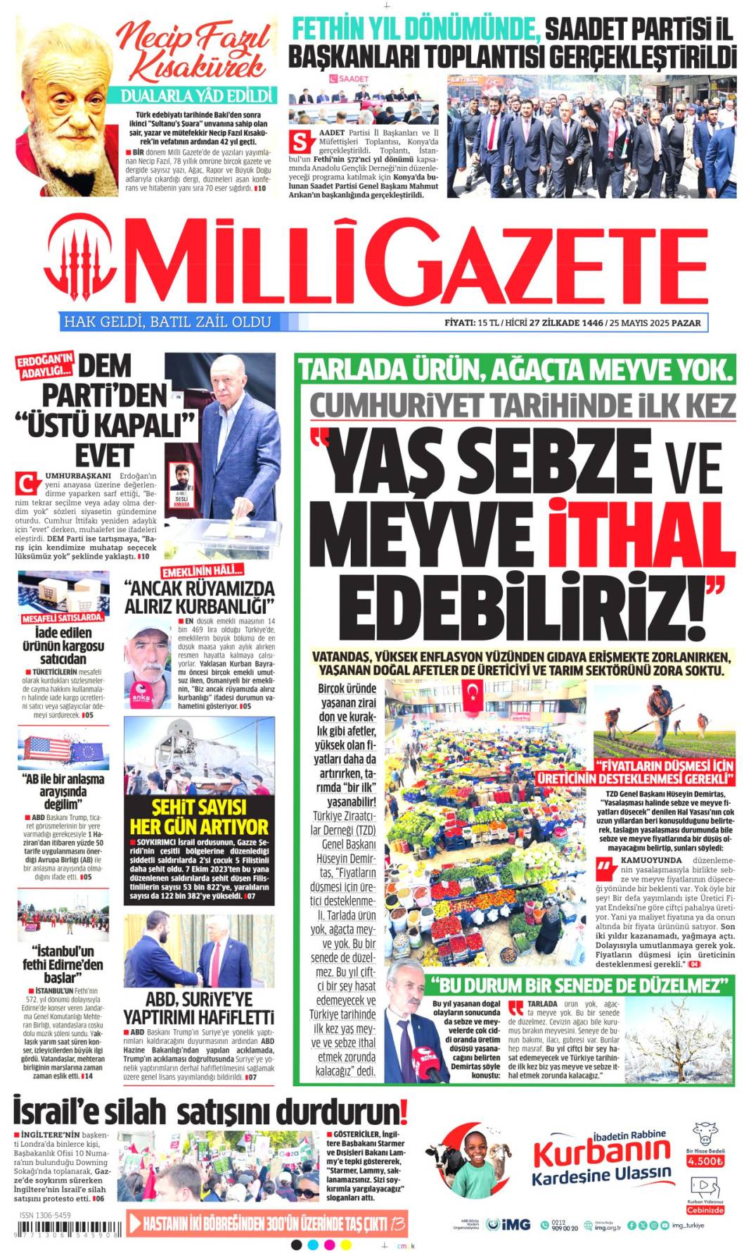 Gazeteler bugün hangi başlıklarla çıktı? 13