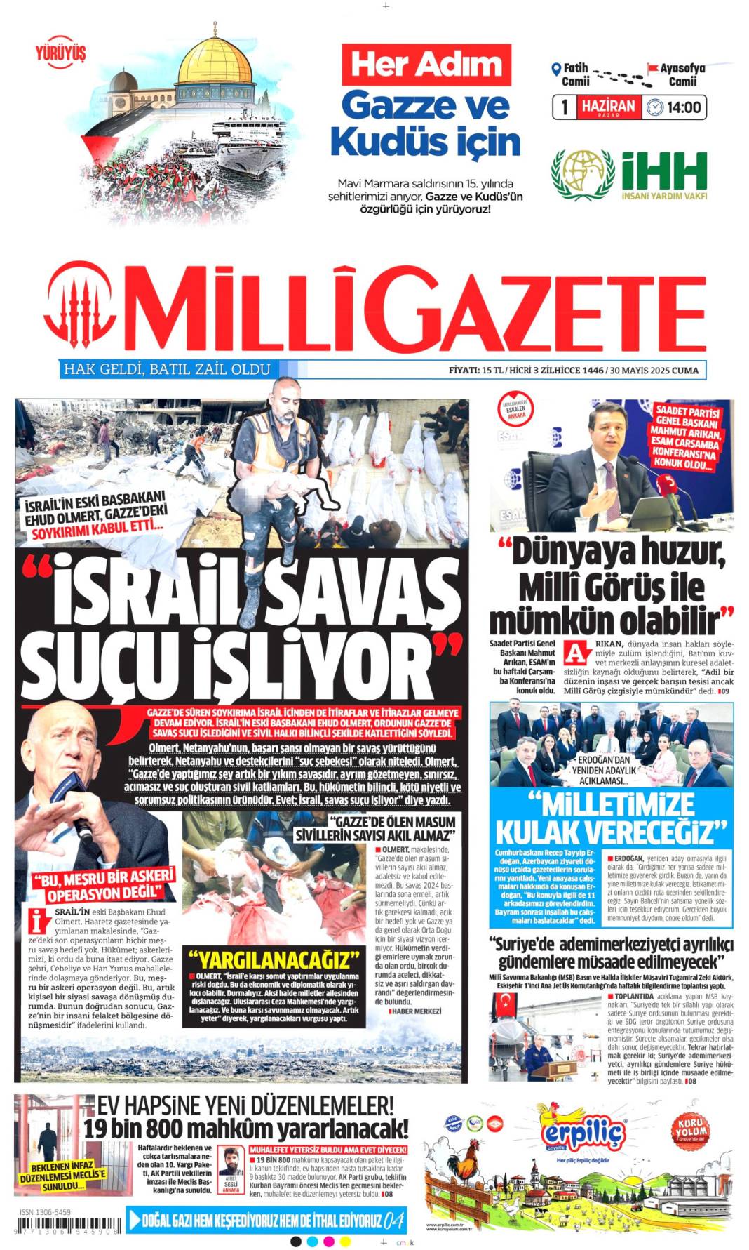 Bugün gazetelerde ne var? İşte 30 Mayıs’ın manşetleri... 15