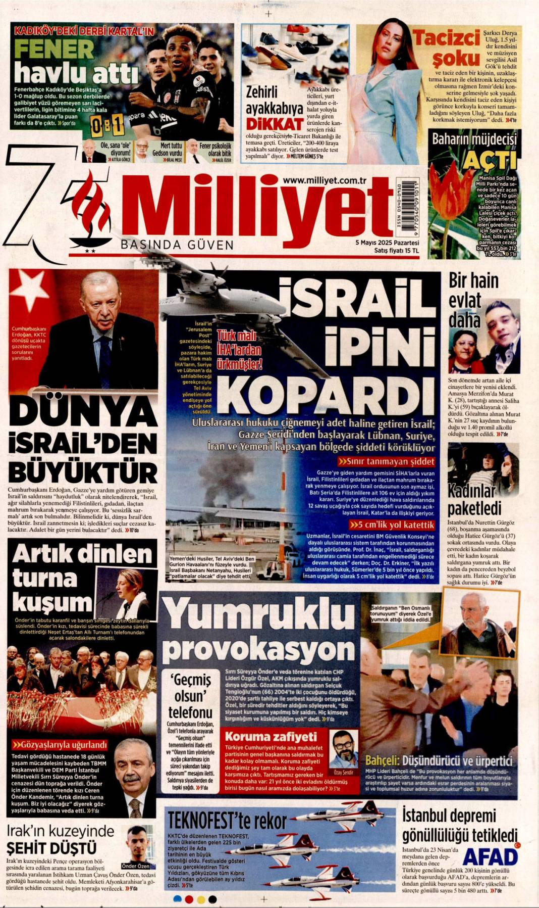 Özgür Özel'e yapılan saldırıyı gazeteler nasıl gördü? 10