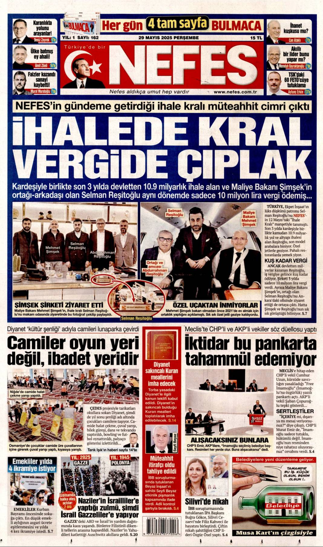 Hangi gazete ne başlıkla çıktı? İşte 29 Mayıs manşetleri... 7