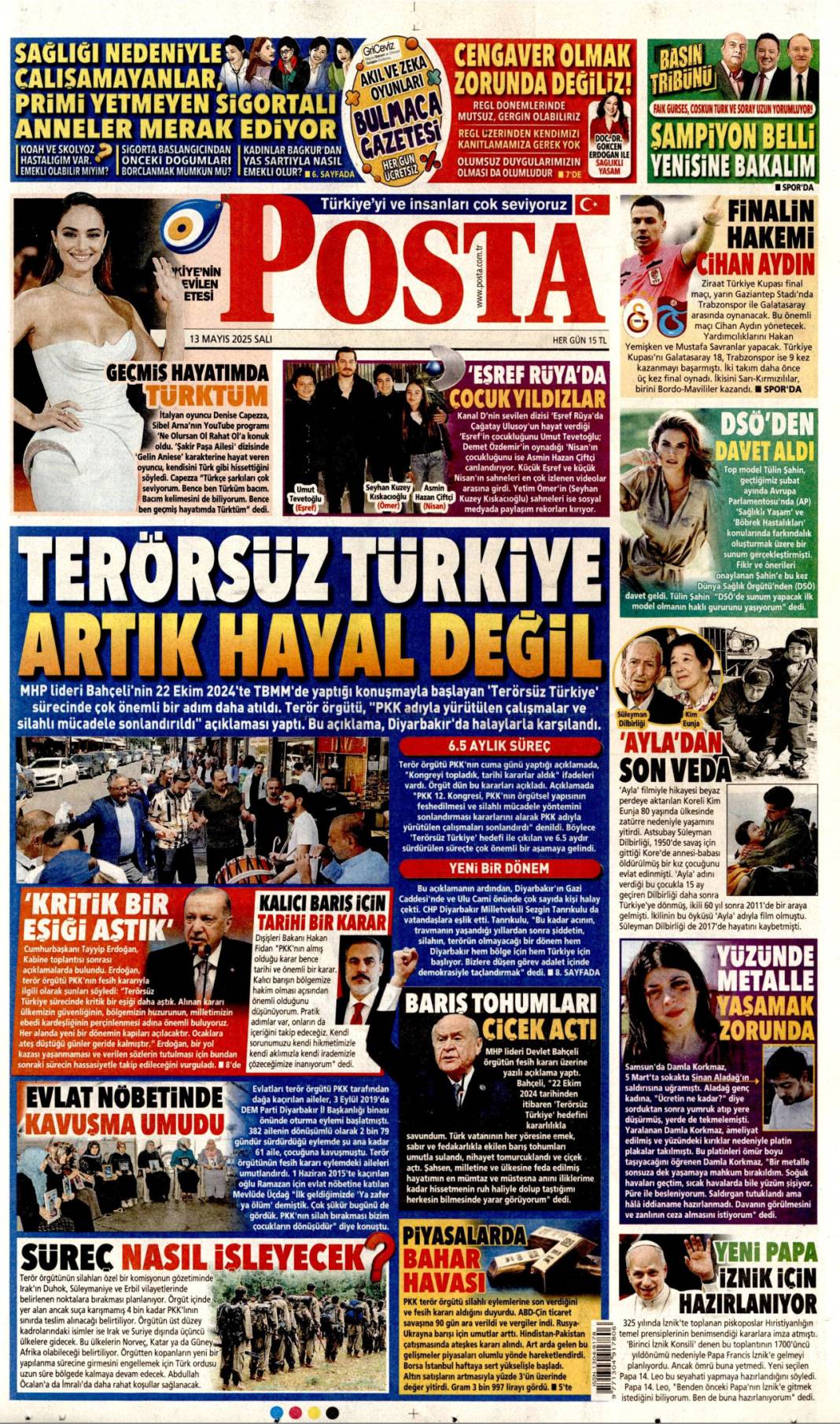 PKK'nın fesih kararı gazete manşetlerinde nasıl yer buldu? 9
