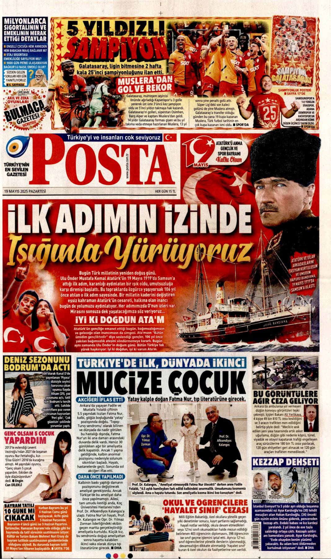 Gazeteler 19 Mayıs'ı nasıl gördü? 8