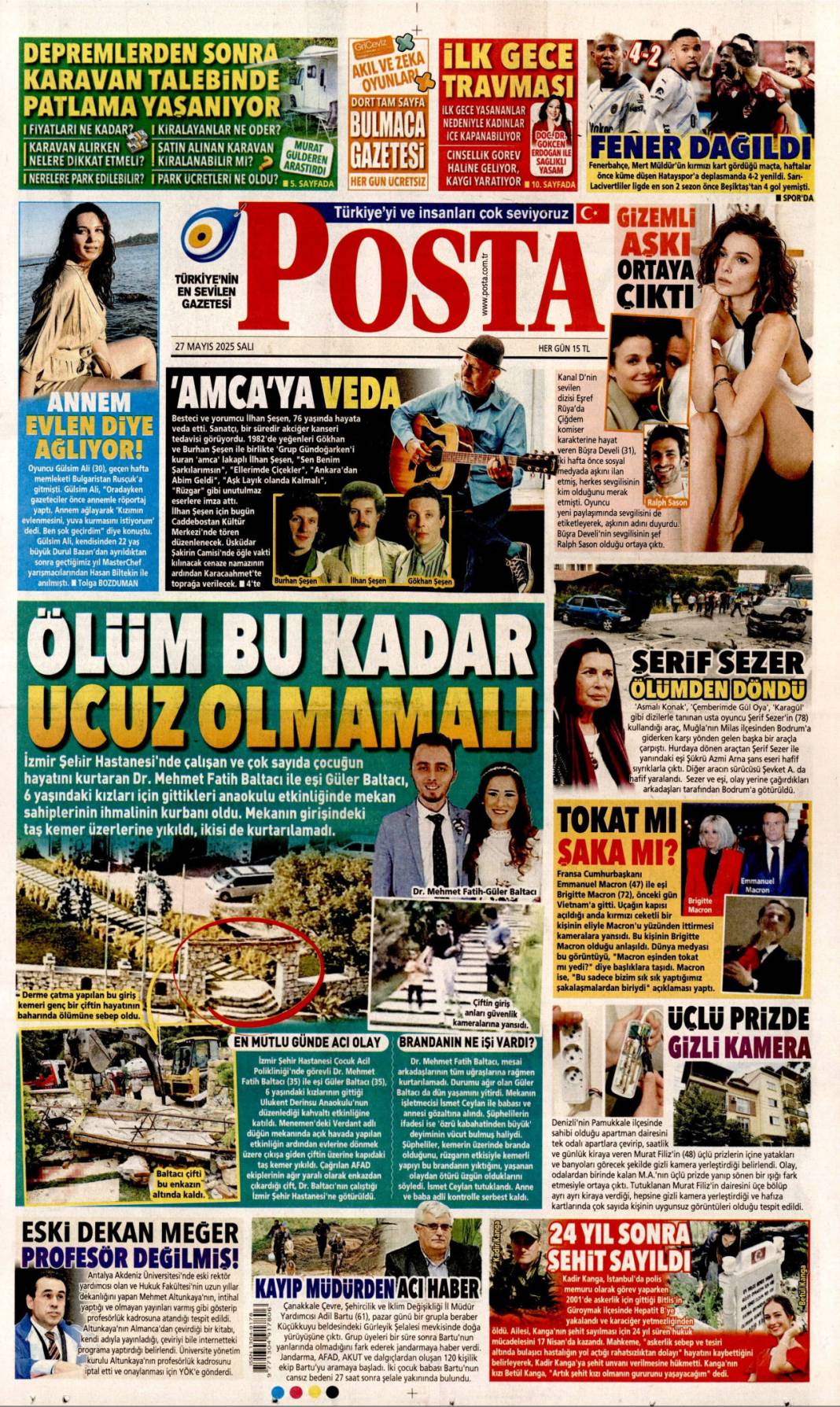 Gazetelerin bugünkü manşetlerinde ne var? İşte 27 Mayıs 2025’in ana başlıkları 19