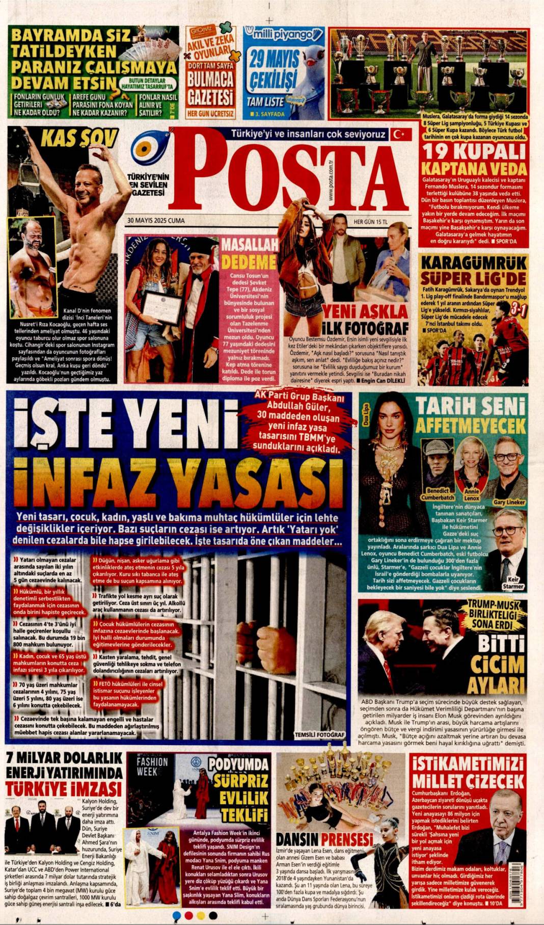 Bugün gazetelerde ne var? İşte 30 Mayıs’ın manşetleri... 18