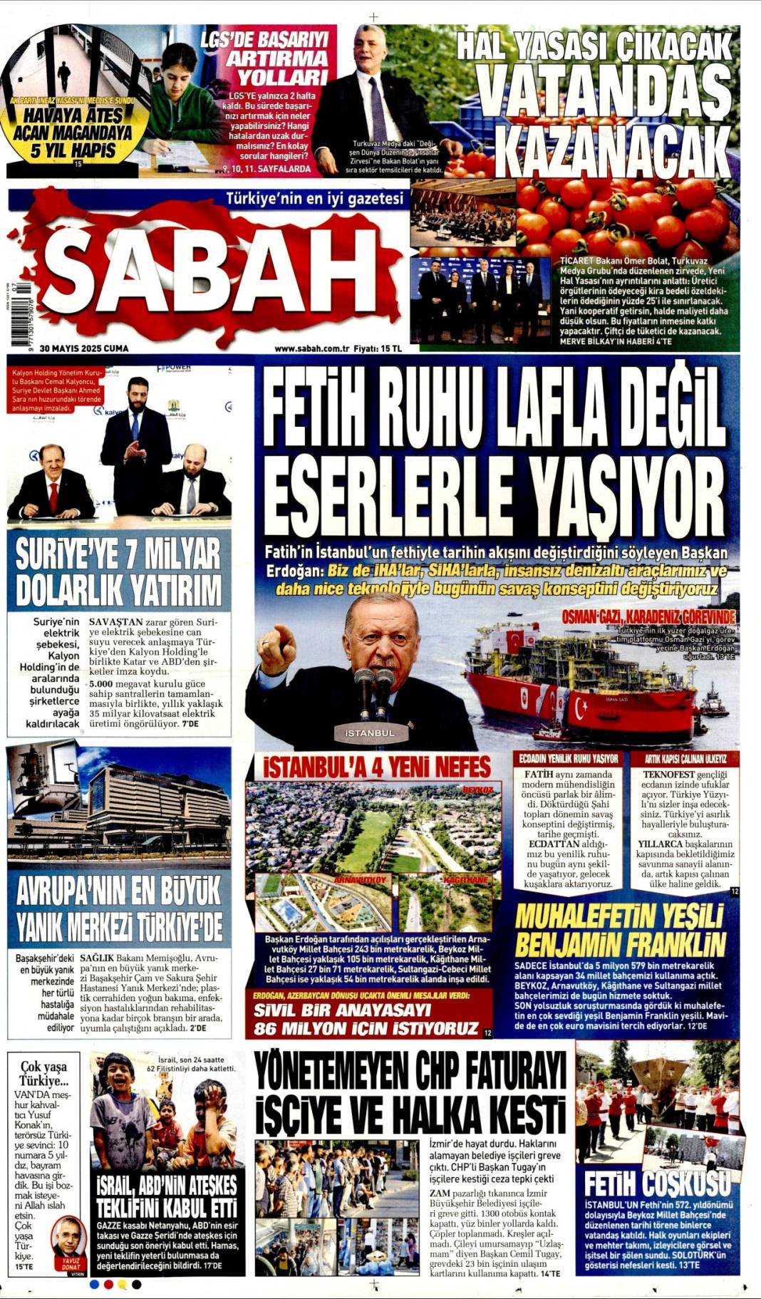 Bugün gazetelerde ne var? İşte 30 Mayıs’ın manşetleri... 19