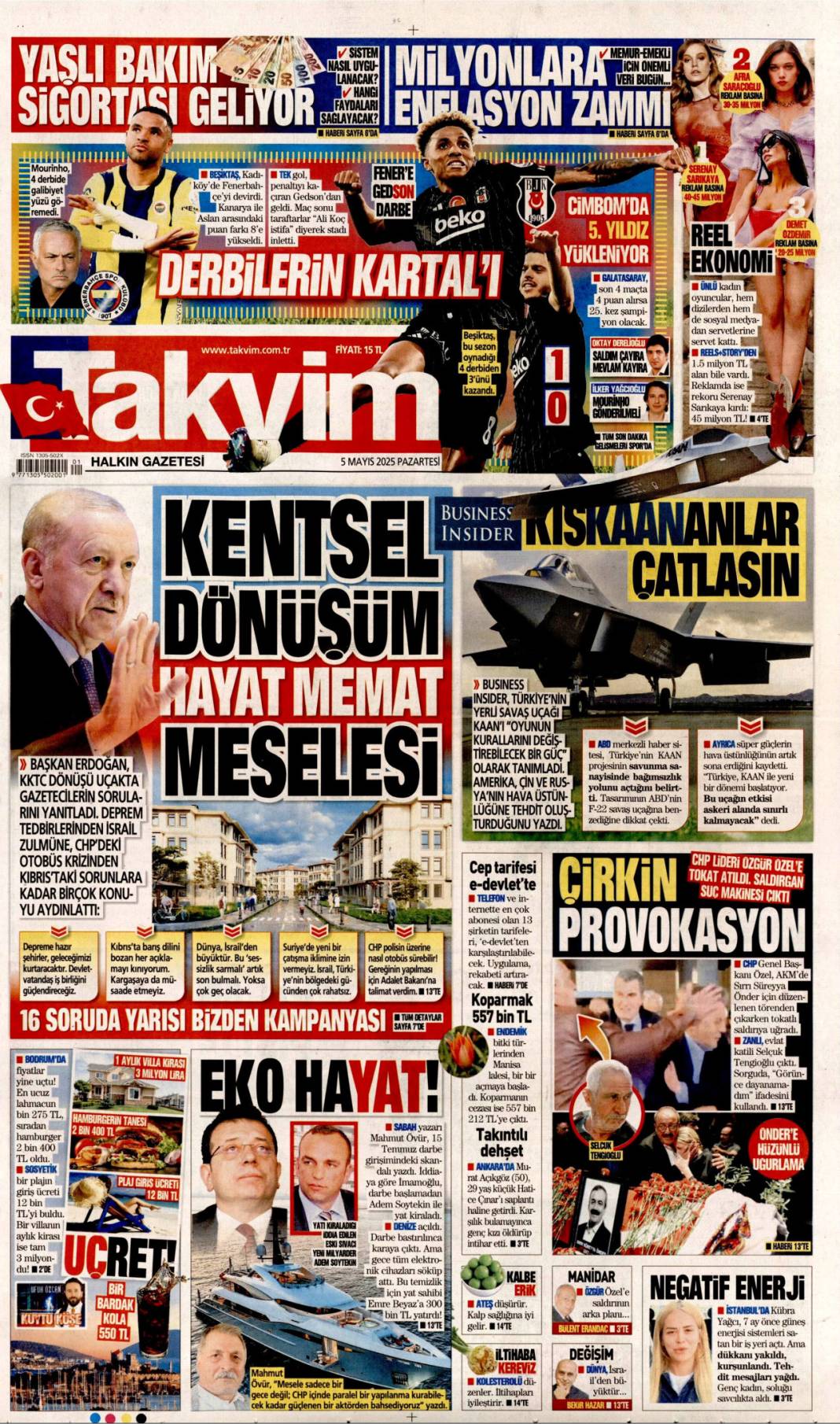 Özgür Özel'e yapılan saldırıyı gazeteler nasıl gördü? 6