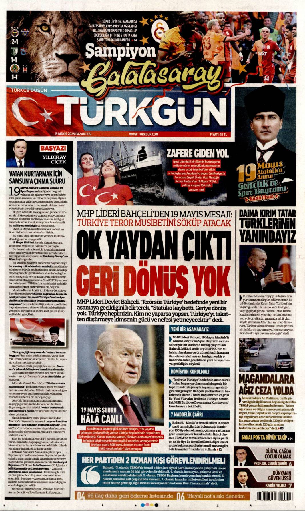 Gazeteler 19 Mayıs'ı nasıl gördü? 4
