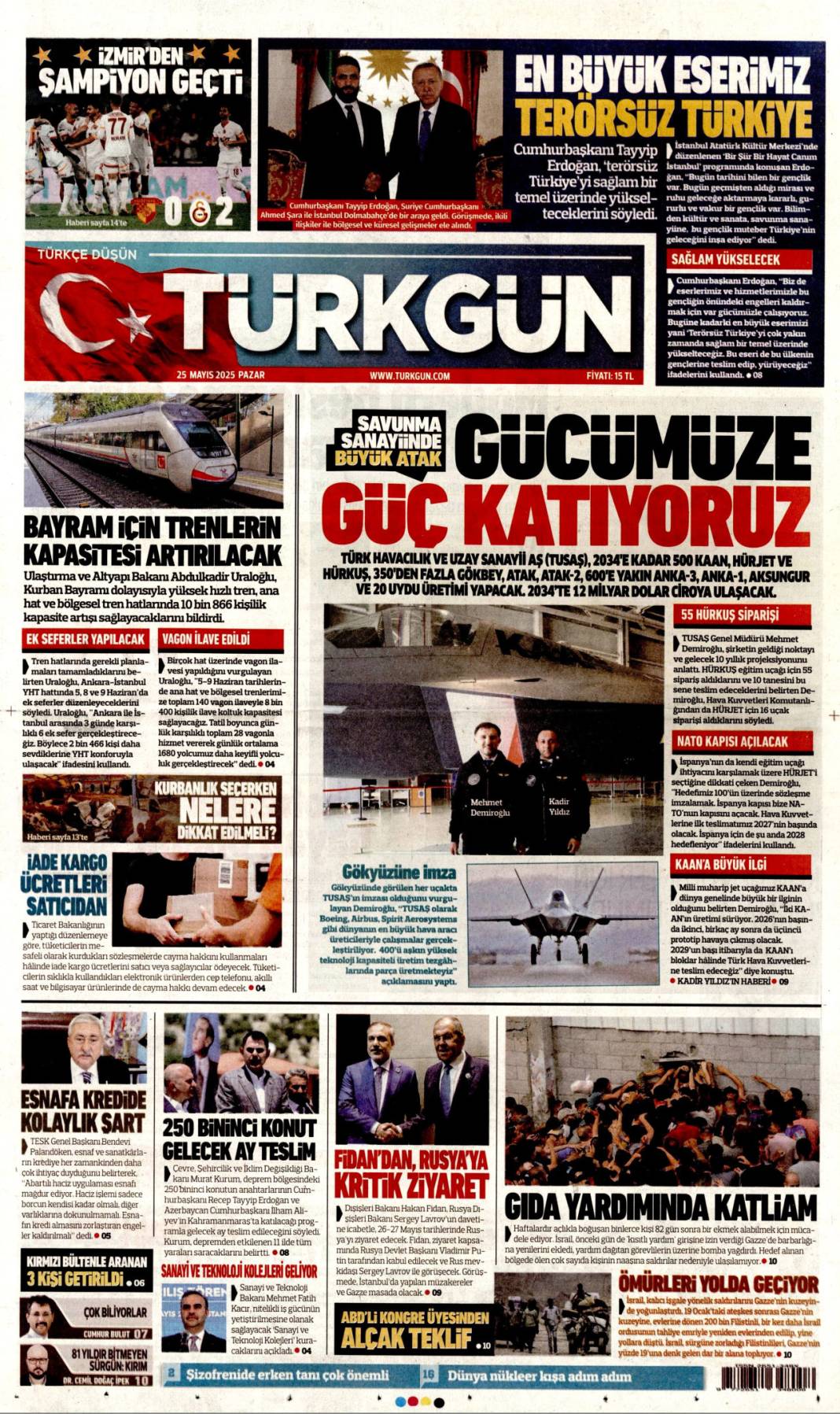 Gazeteler bugün hangi başlıklarla çıktı? 4