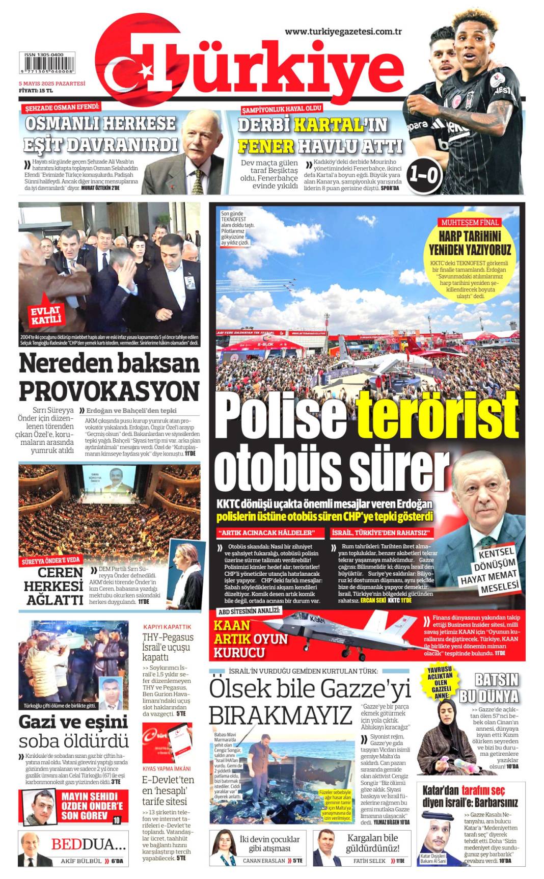 Özgür Özel'e yapılan saldırıyı gazeteler nasıl gördü? 3