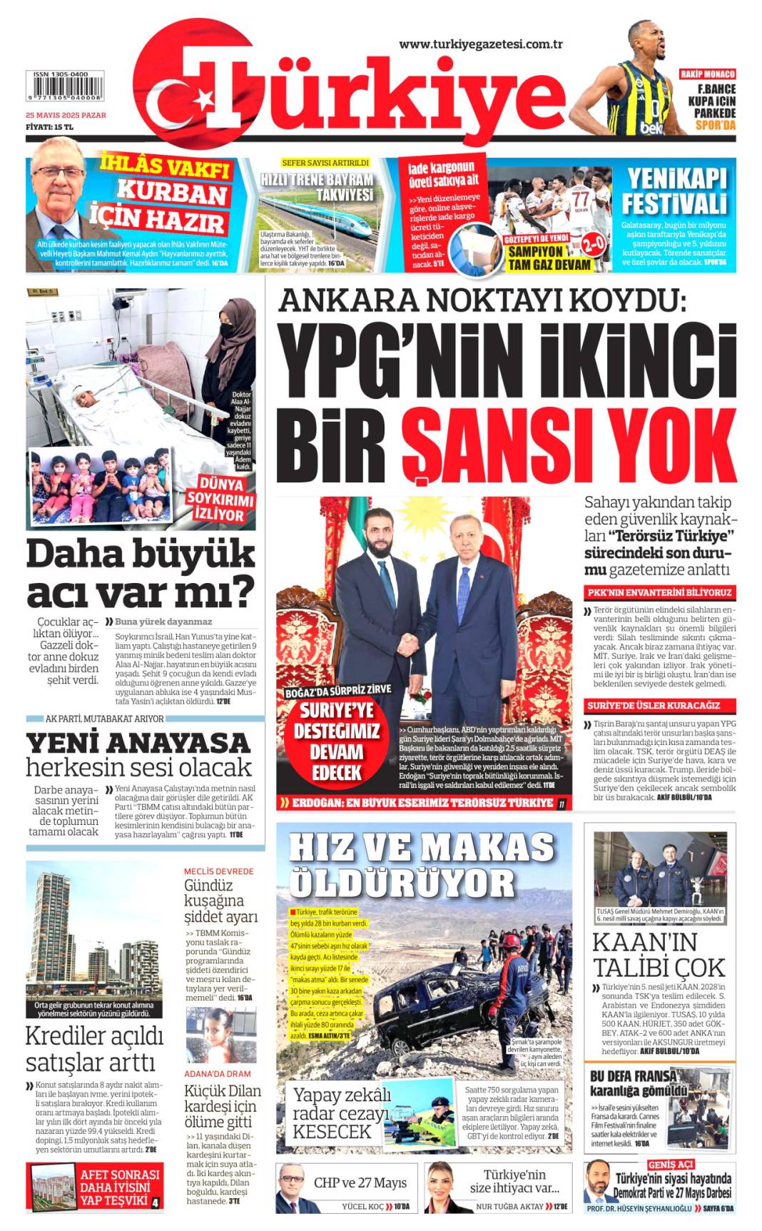 Gazeteler bugün hangi başlıklarla çıktı? 5