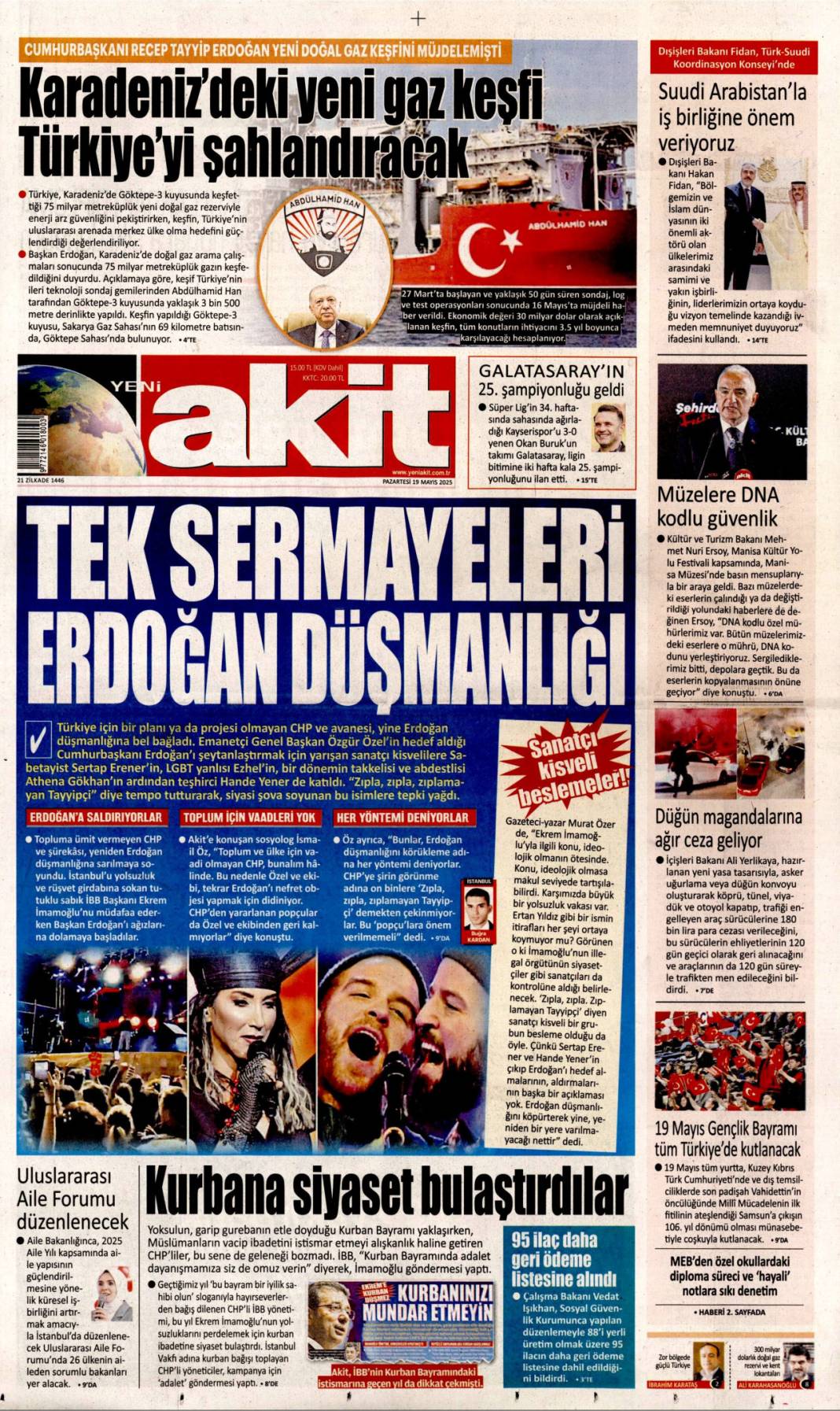 Gazeteler 19 Mayıs'ı nasıl gördü? 2